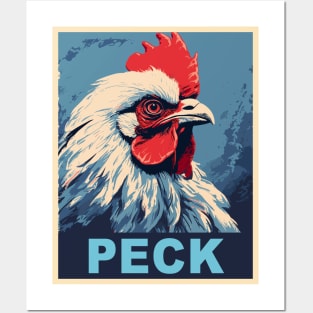 Pun Chicken Gifts Men Kids Women Meme Funny Chicken Posters and Art